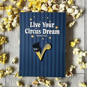 Live your circus dream pin